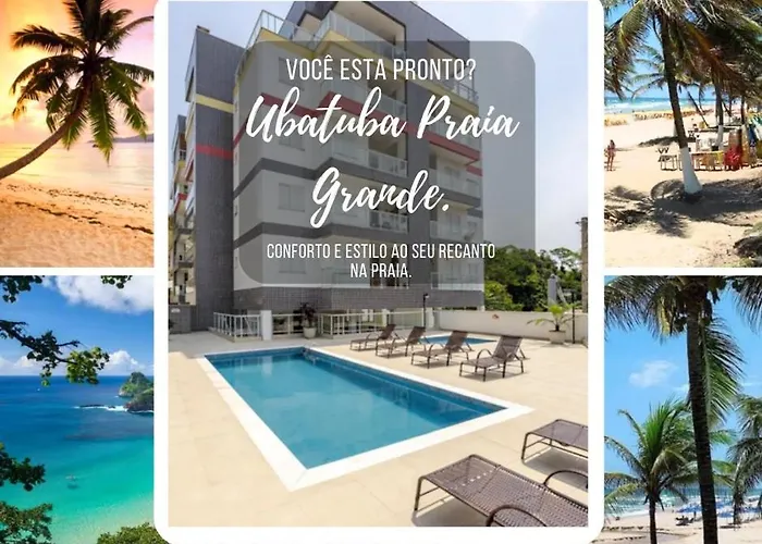 Recanto Praia Grande - Mar, Ar, Churrasqueira, Piscina e Sauna
